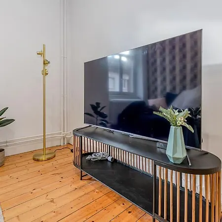 Apartamento Plumeria - Grand 75m2 - Au Calme Et Jardin - Proche Gare, Nouvelle - Parking Public Gratuit - 2 - 4 Lits Séparés Metz