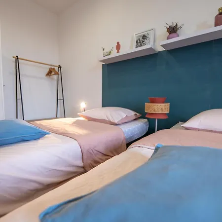 Apartamento Plumeria - Grand 75m2 - Au Calme Et Jardin - Proche Gare, Nouvelle - Parking Public Gratuit - 2 - 4 Lits Séparés